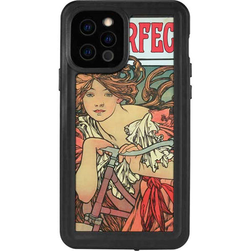 Alphonse Mucha Cycles Perfecta iPhone 12 Pro Waterproof Case