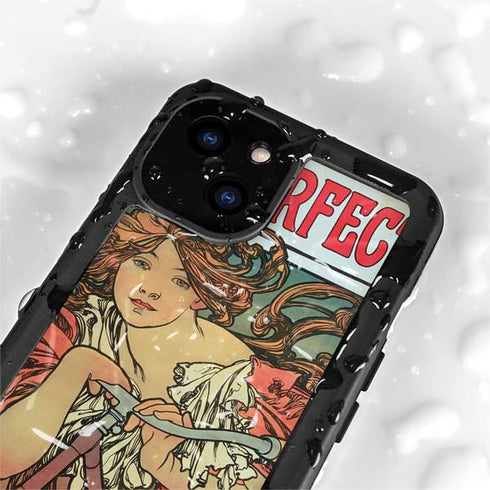 Alphonse Mucha Cycles Perfecta iPhone 13 Mini Waterproof Case