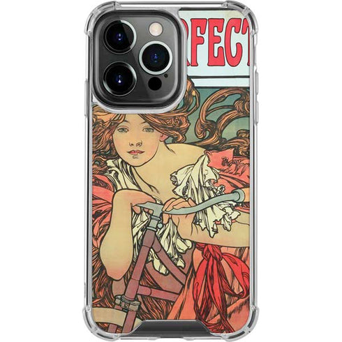Alphonse Mucha Cycles Perfecta iPhone 13 Pro Clear Case