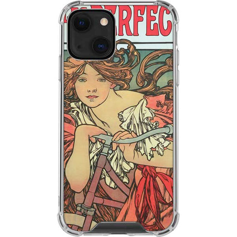 Alphonse Mucha Cycles Perfecta iPhone 14 Clear Case