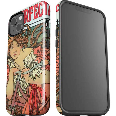 Alphonse Mucha Cycles Perfecta iPhone 15 Plus Impact Case