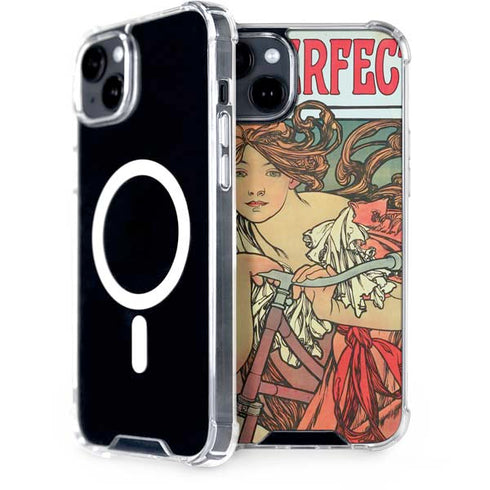 Alphonse Mucha Cycles Perfecta iPhone 14 MagSafe Case