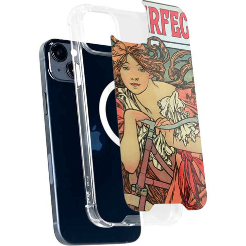 Alphonse Mucha Cycles Perfecta iPhone 14 Plus MagSafe Case