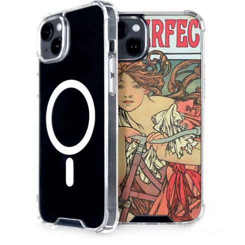 Alphonse Mucha Cycles Perfecta iPhone 14 Plus MagSafe Case