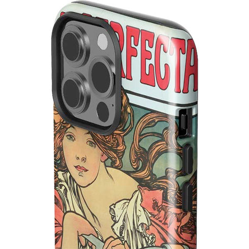 Alphonse Mucha Cycles Perfecta iPhone 15 Pro Impact Case