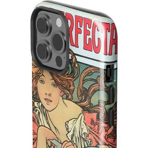 Alphonse Mucha Cycles Perfecta iPhone 15 Pro Max Impact Case