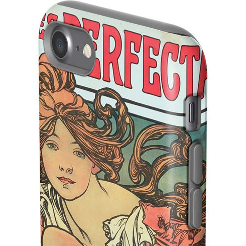 Alphonse Mucha Cycles Perfecta iPhone SE (2nd & 3rd Gen) Pro Case