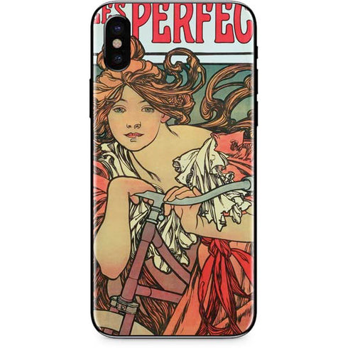 Alphonse Mucha Cycles Perfecta iPhone X Skin