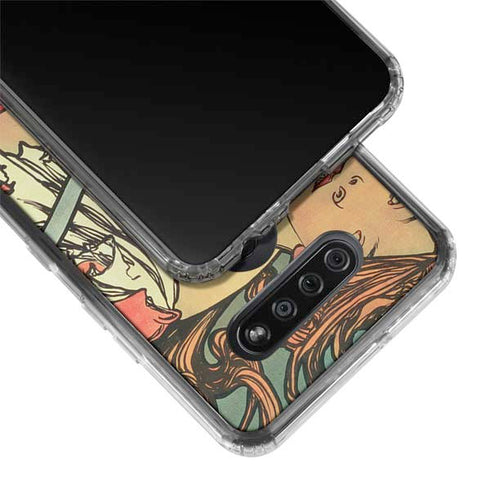 Alphonse Mucha Cycles Perfecta LG K51/Q51 Clear Case