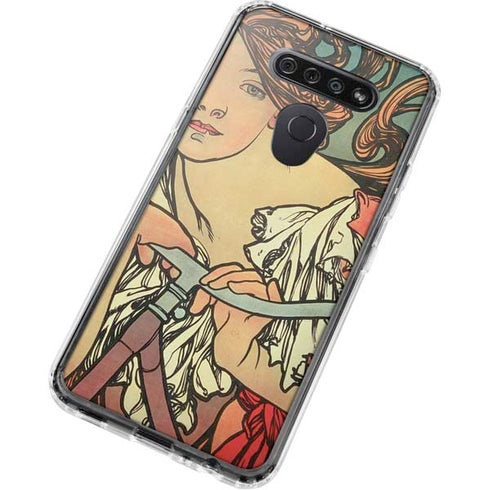 Alphonse Mucha Cycles Perfecta LG K51/Q51 Clear Case