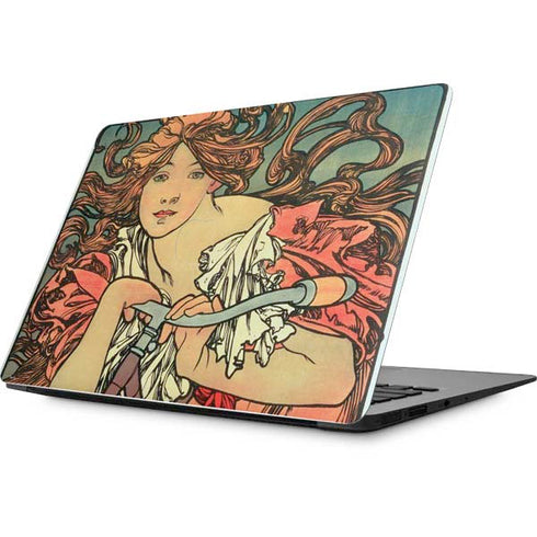 Alphonse Mucha Cycles Perfecta Apple MacBook Skin