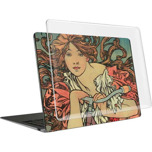 Alphonse Mucha Cycles Perfecta MacBook Air 13in (2020) Case plus Skin