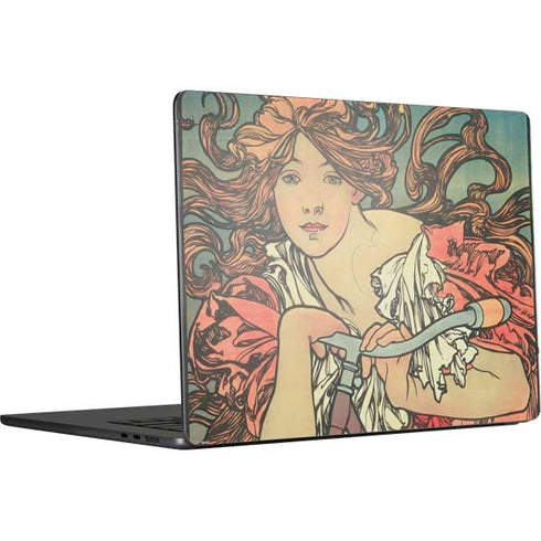 Alphonse Mucha Cycles Perfecta MacBook Air 15 in (2023) Skin