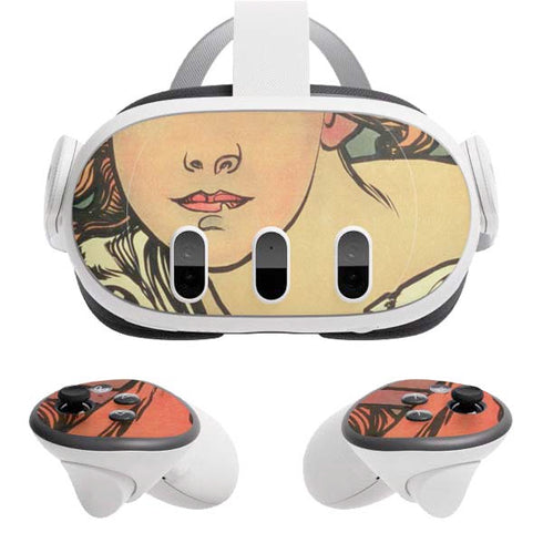 Alphonse Mucha Cycles Perfecta Meta Quest 3 Skin