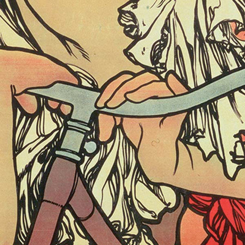 Alphonse Mucha Cycles Perfecta Moto E5 Play Skin