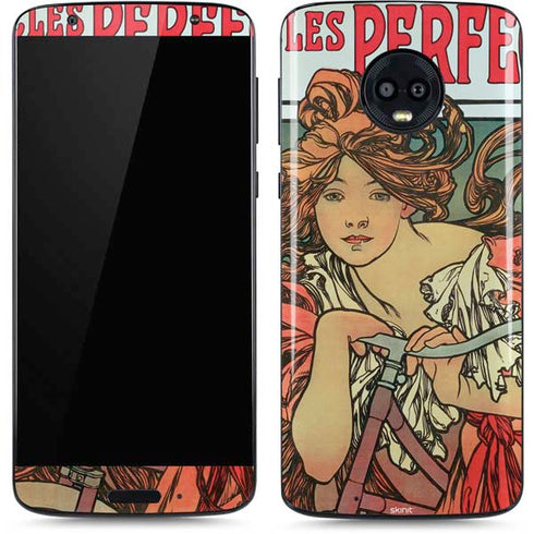 Alphonse Mucha Cycles Perfecta Moto G6 Skin