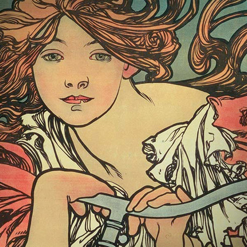 Alphonse Mucha Cycles Perfecta Moto G6 Skin