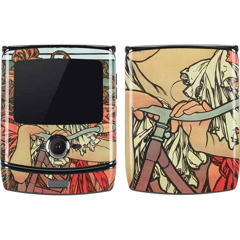 Alphonse Mucha Cycles Perfecta Motorola RAZR Skin
