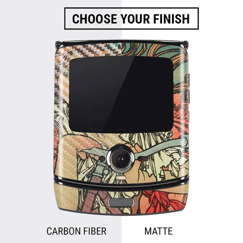 Alphonse Mucha Cycles Perfecta Motorola RAZR Skin