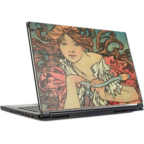 Alphonse Mucha Cycles Perfecta MSI GS65 Stealth Laptop Skin