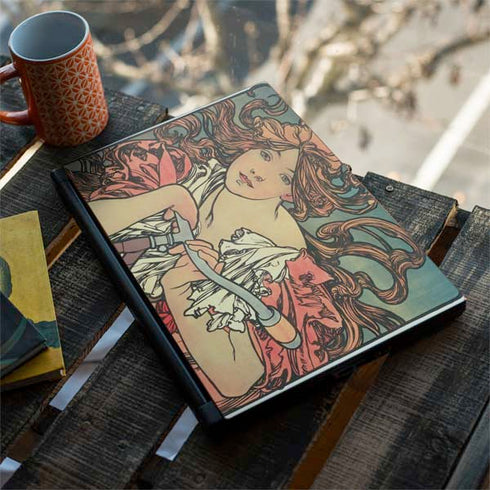 Alphonse Mucha Cycles Perfecta MSI GS65 Stealth Laptop Skin