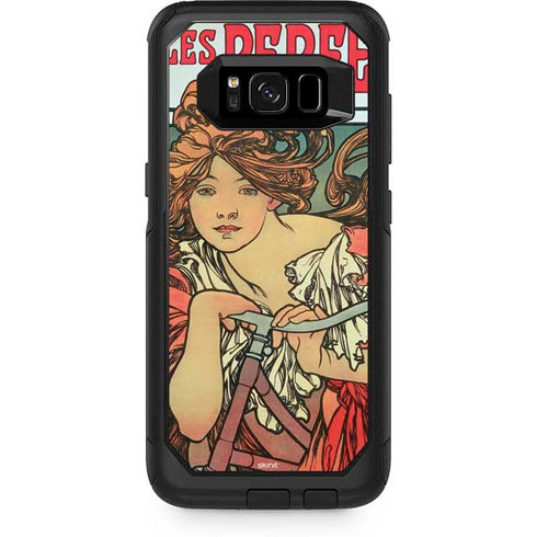 Alphonse Mucha Cycles Perfecta Otterbox Commuter Galaxy Skin