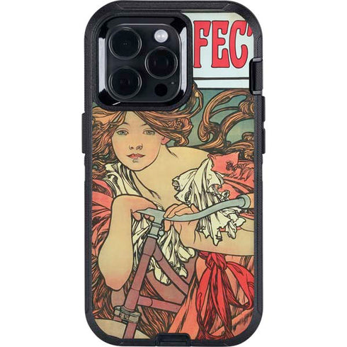 Alphonse Mucha Cycles Perfecta Otterbox Defender iPhone Skin