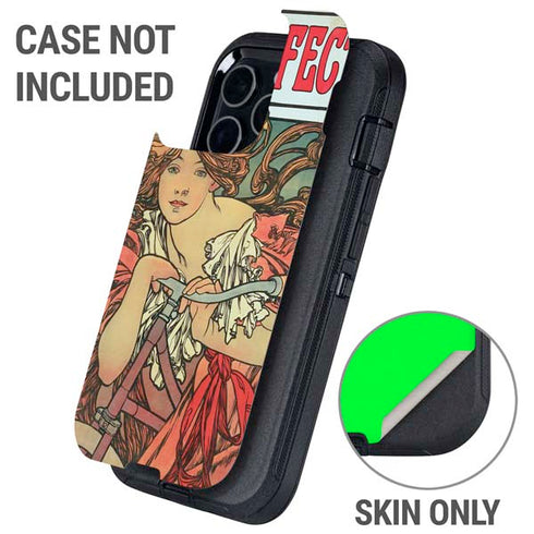 Alphonse Mucha Cycles Perfecta Otterbox Defender iPhone Skin