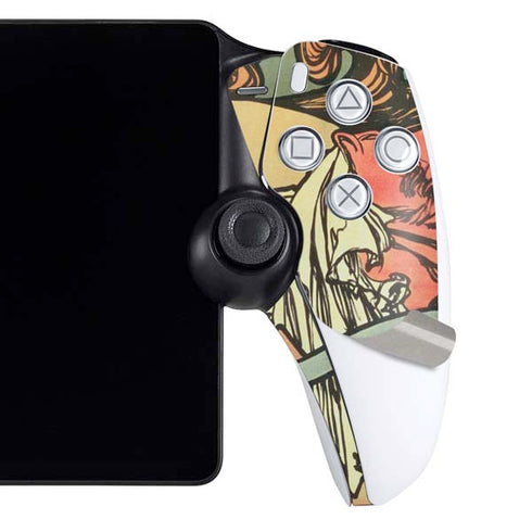 Alphonse Mucha Cycles Perfecta PlayStation Portal Remote Player Skin