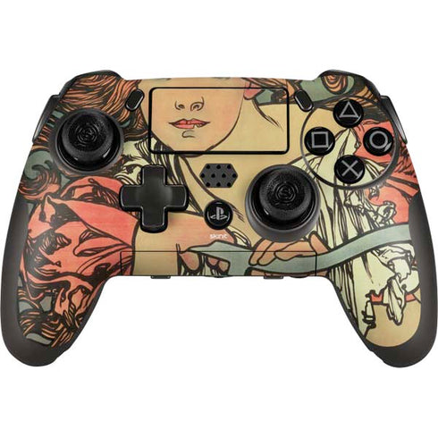 Alphonse Mucha Cycles Perfecta PlayStation Scuf Vantage 2 Controller Skin