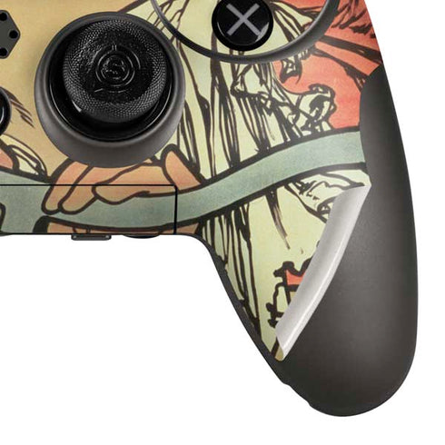 Alphonse Mucha Cycles Perfecta PlayStation Scuf Vantage 2 Controller Skin