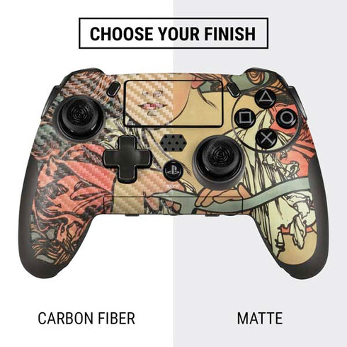 Alphonse Mucha Cycles Perfecta PlayStation Scuf Vantage 2 Controller Skin