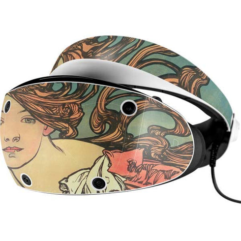 Alphonse Mucha Cycles Perfecta PlayStation VR2 Skin