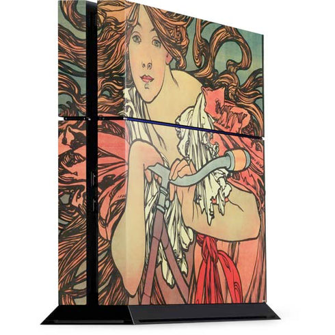 Alphonse Mucha Cycles Perfecta PS4 Console Skin