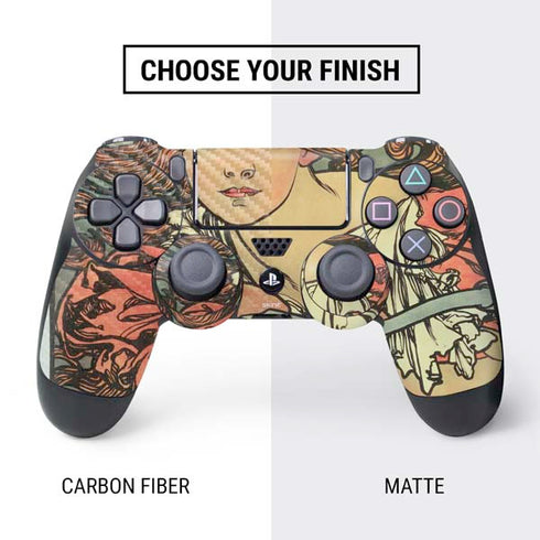 Alphonse Mucha Cycles Perfecta PS4 Controller Skin