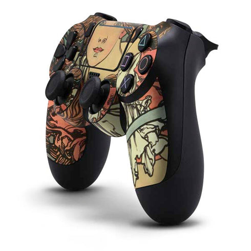 Alphonse Mucha Cycles Perfecta PS4 Pro/Slim Controller Skin