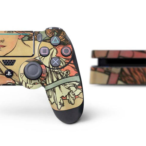 Alphonse Mucha Cycles Perfecta PS4 Slim Bundle Skin