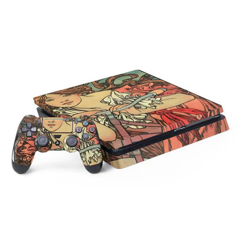 Alphonse Mucha Cycles Perfecta PS4 Slim Bundle Skin