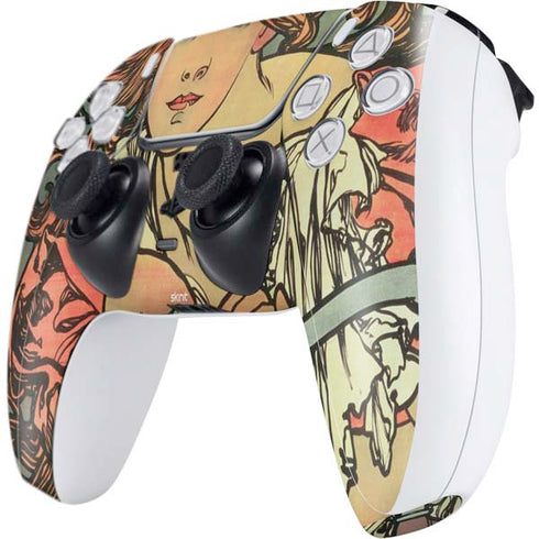Alphonse Mucha Cycles Perfecta PS5 Controller Skin