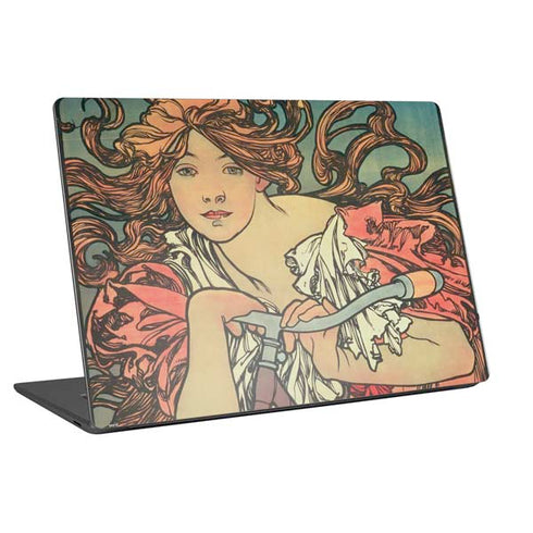 Alphonse Mucha Cycles Perfecta Universal Laptop 13in (10.6 x 7.6in) Skin