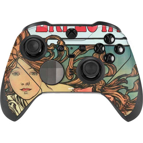 Alphonse Mucha Cycles Perfecta Xbox Elite Wireless Controller Series 2 Skin