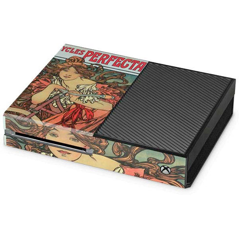 Alphonse Mucha Cycles Perfecta Xbox One Console Skin