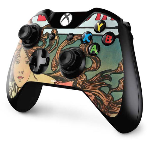 Alphonse Mucha Cycles Perfecta Xbox One Controller Skin