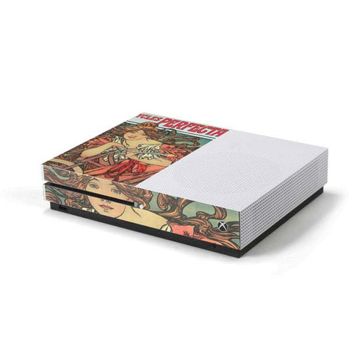 Alphonse Mucha Cycles Perfecta Xbox One S Console Skin