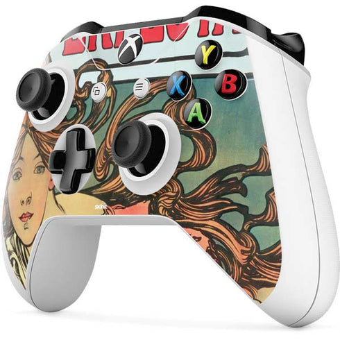 Alphonse Mucha Cycles Perfecta Xbox One S Controller Skin
