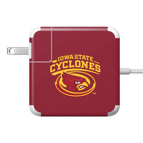 Iowa State University Cyclones 85W Power Adapter (15 and 17 inch MacBook Pro Charger) Skin