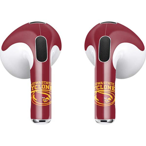 Iowa State University Cyclones Apple AirPods (3rd Gen 2021) Skin