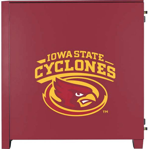 Iowa State University Cyclones Corsair 4000D Tempered Glass Mid-Tower ATX Case Skin