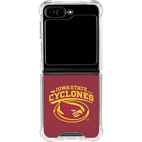 Iowa State University Cyclones Galaxy Z Flip5 5G Clear Case