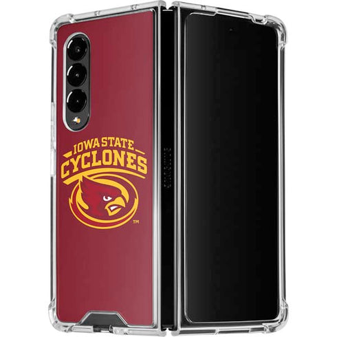 Iowa State University Cyclones Galaxy Z Fold4 5G Clear Case